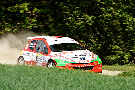 Brian Madsen fører Danmarksmesterskabet før Rally Sønderborg